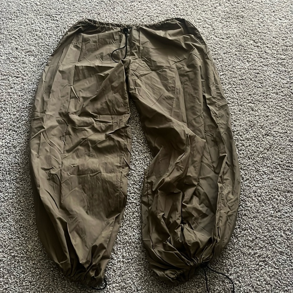 Army Green Adjustable Cargo Pants